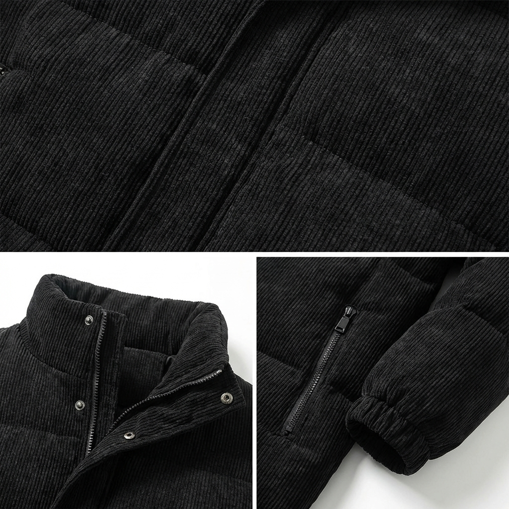 Aldoro Corduroy Padded Winter Jacket