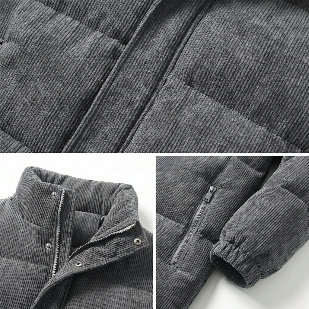 Aldoro Corduroy Padded Winter Jacket