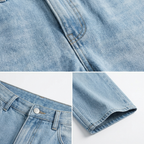 Alghero Wide Leg Washed Jeans