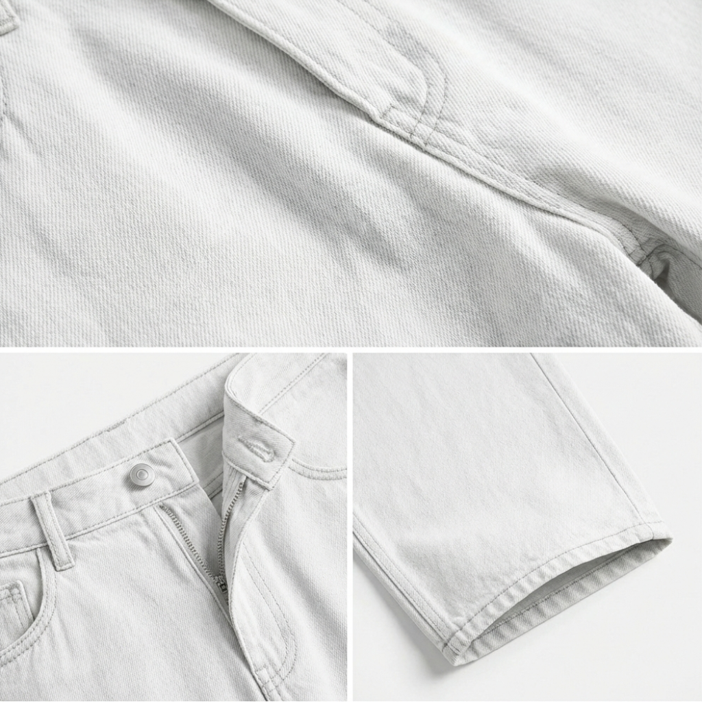 Alghero Wide Leg Washed Jeans