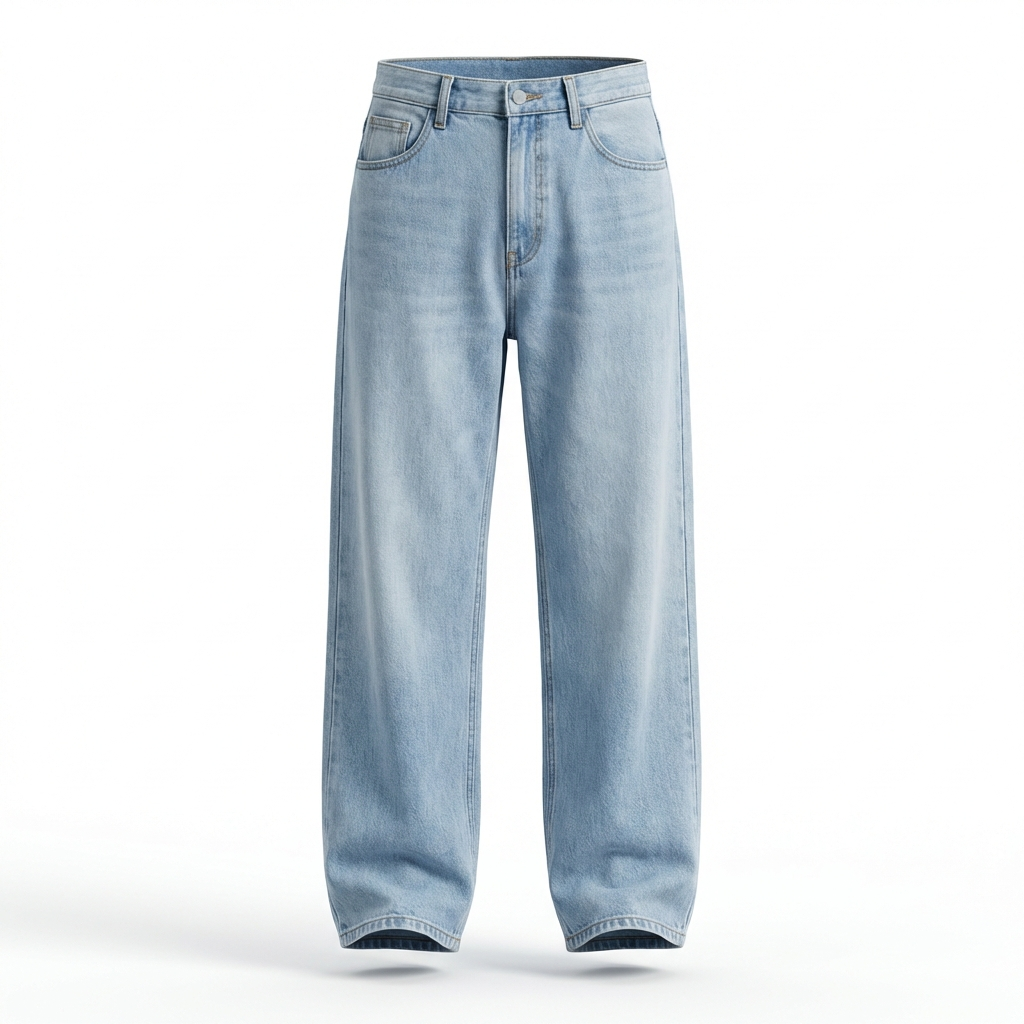 Alghero Wide Leg Washed Jeans