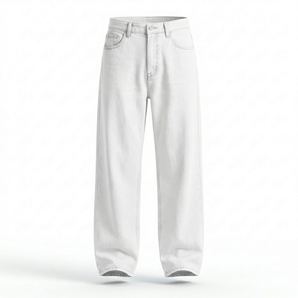Alghero Wide Leg Washed Jeans