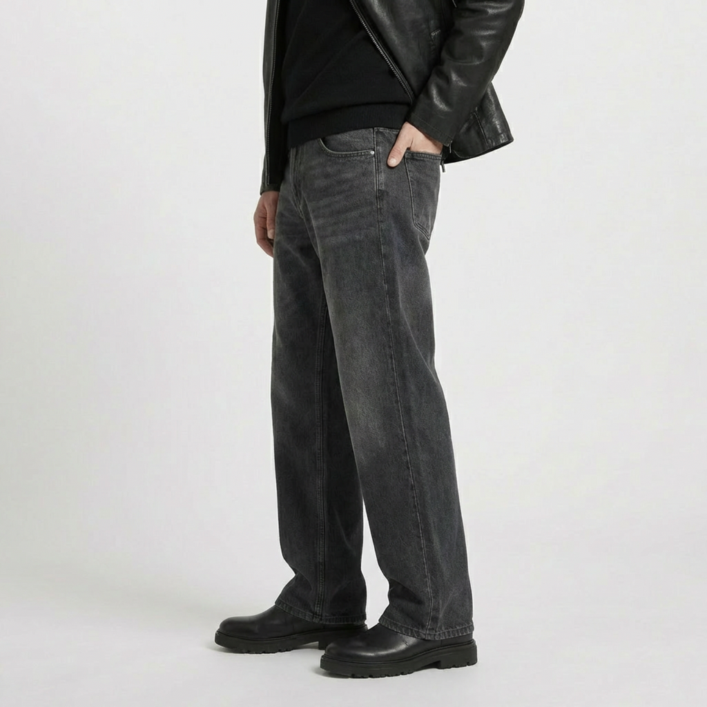Alghero Wide Leg Washed Jeans
