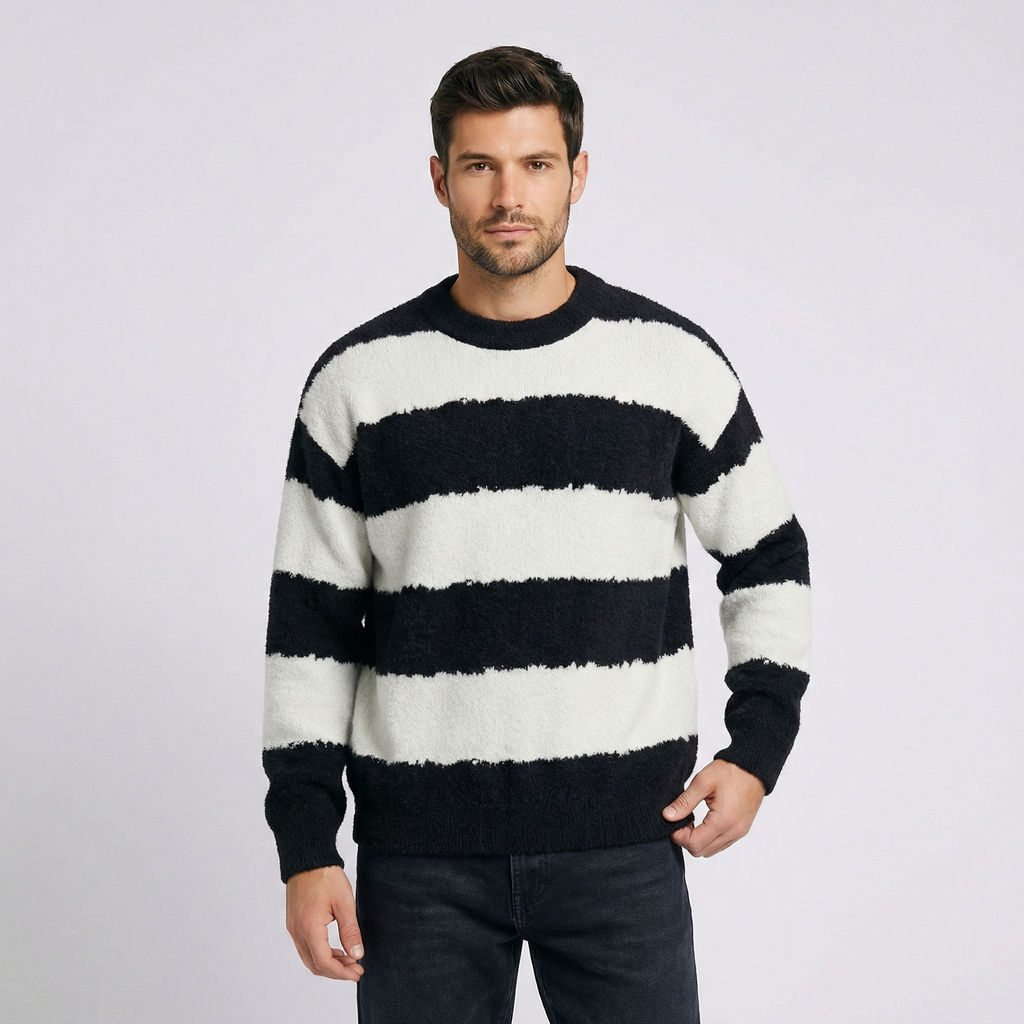 Altavio Long Sleeve Stripe Pullover