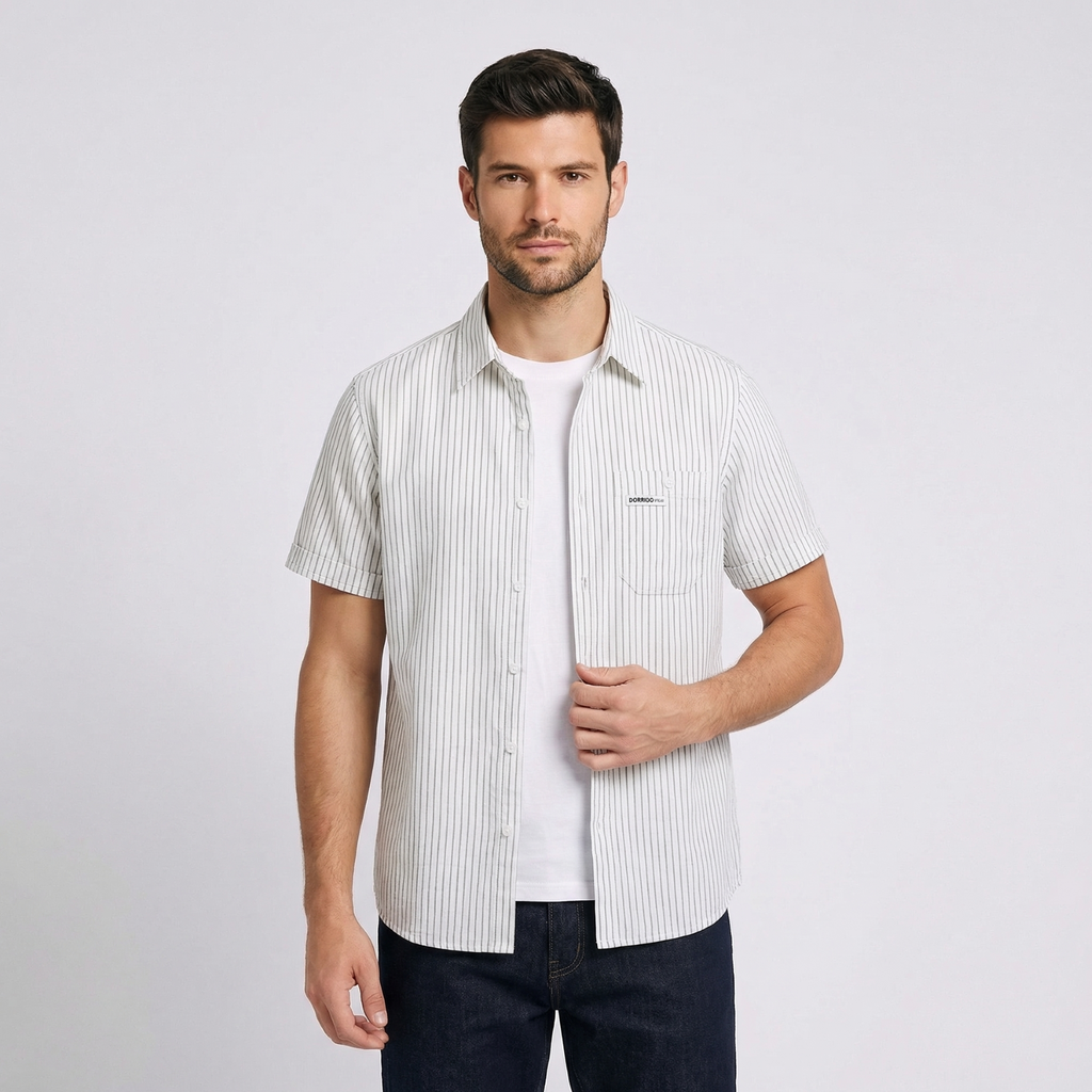 Alveri Striped Short Sleeve Shirt