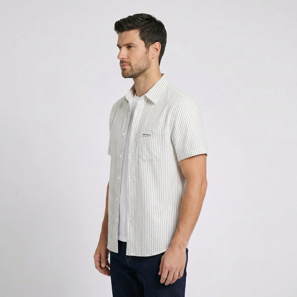 Alveri Striped Short Sleeve Shirt