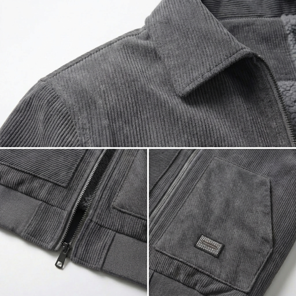Aosta Sherpa Lined Corduroy Jacket