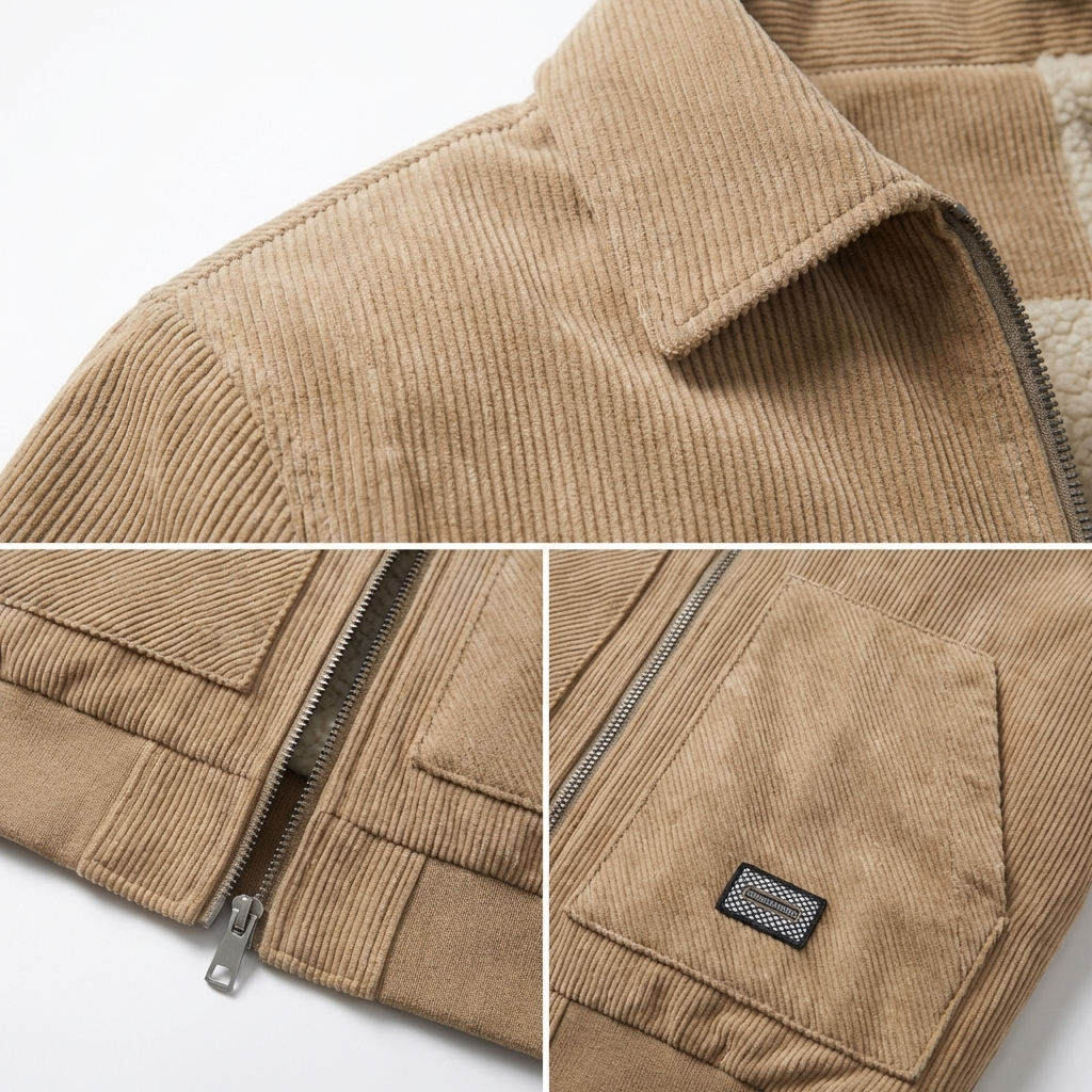 Aosta Sherpa Lined Corduroy Jacket