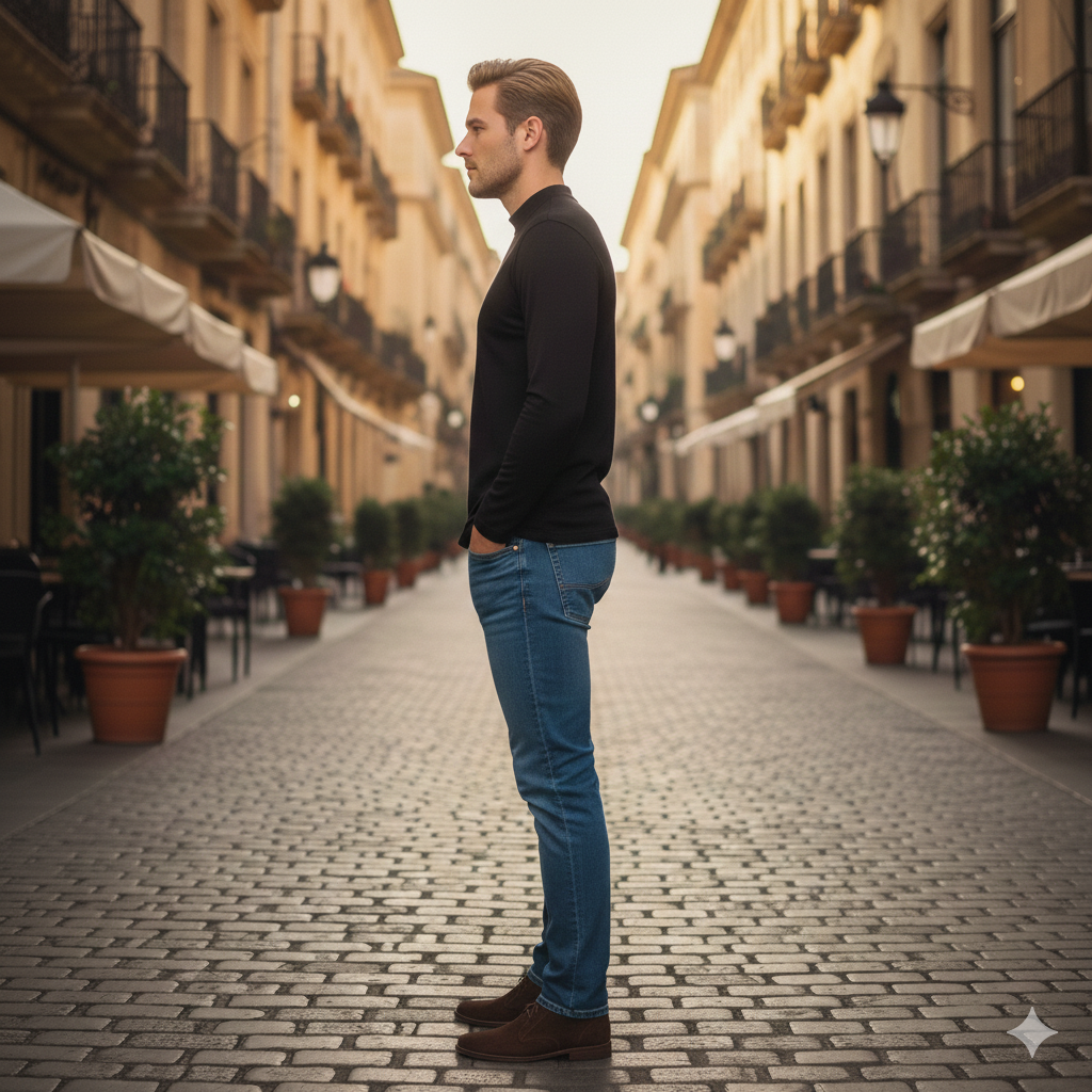 Arezzo Mock Neck Long Sleeve