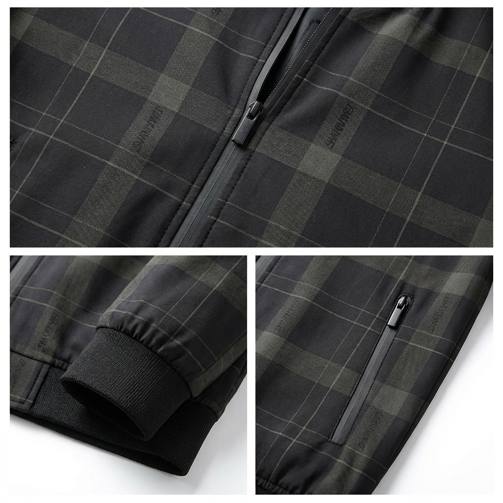 Arvello Plaid Bomber
