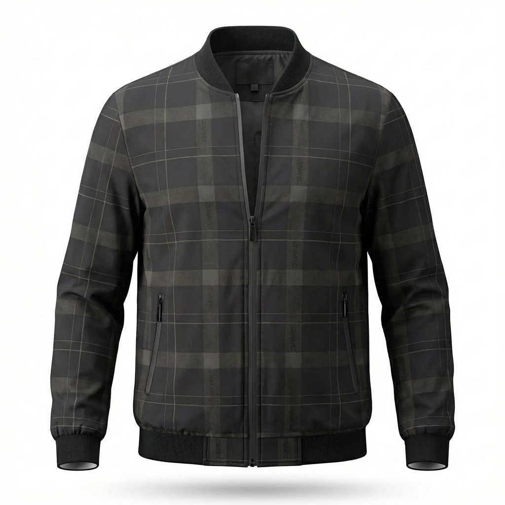 Arvello Plaid Bomber