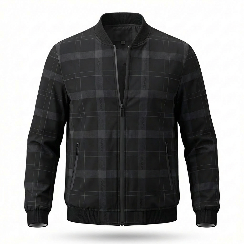 Arvello Plaid Bomber