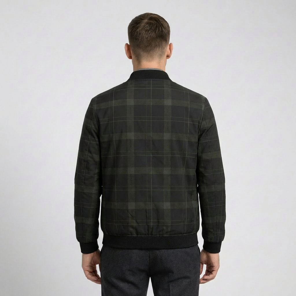 Arvello Plaid Bomber