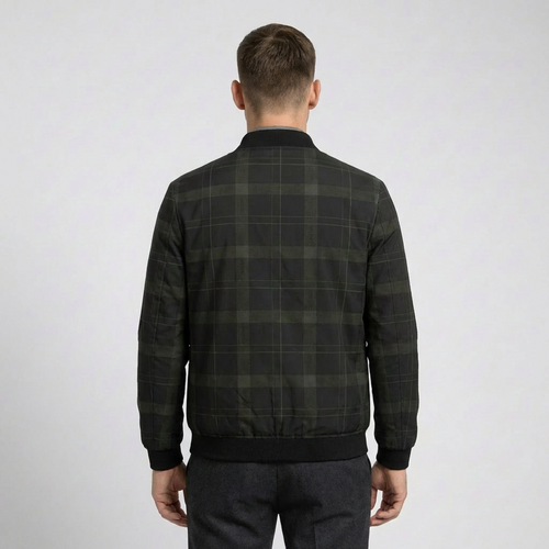 Arvello Plaid Bomber