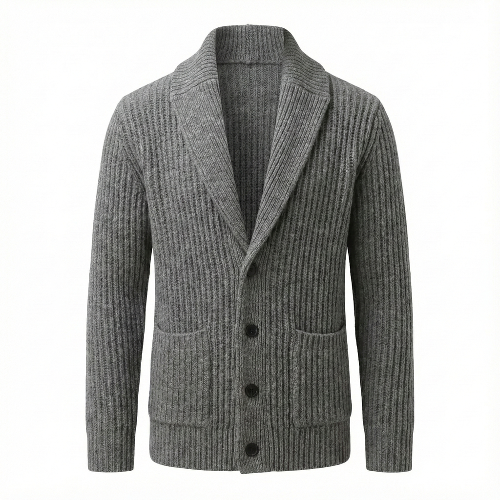 Asti Lapel Knit Cardigan