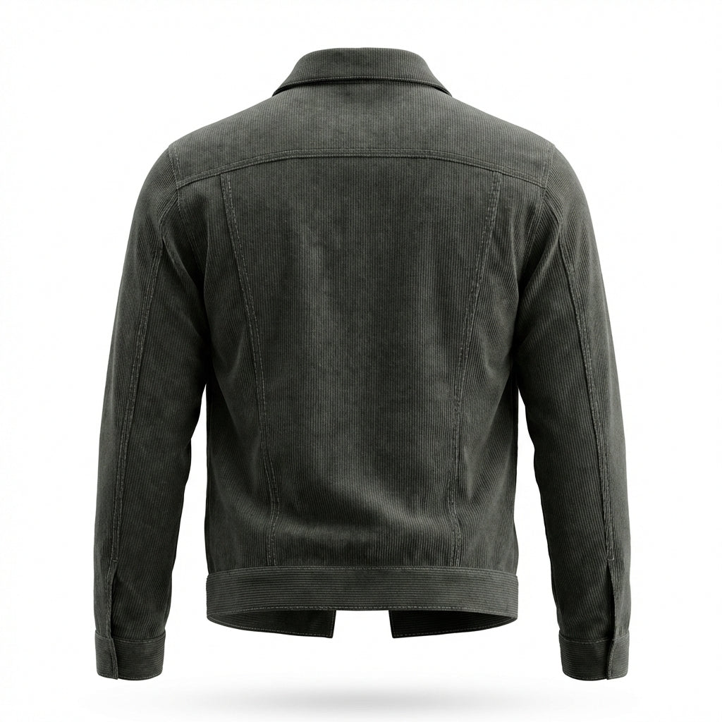 Bari Corduroy Button-Down Jacket