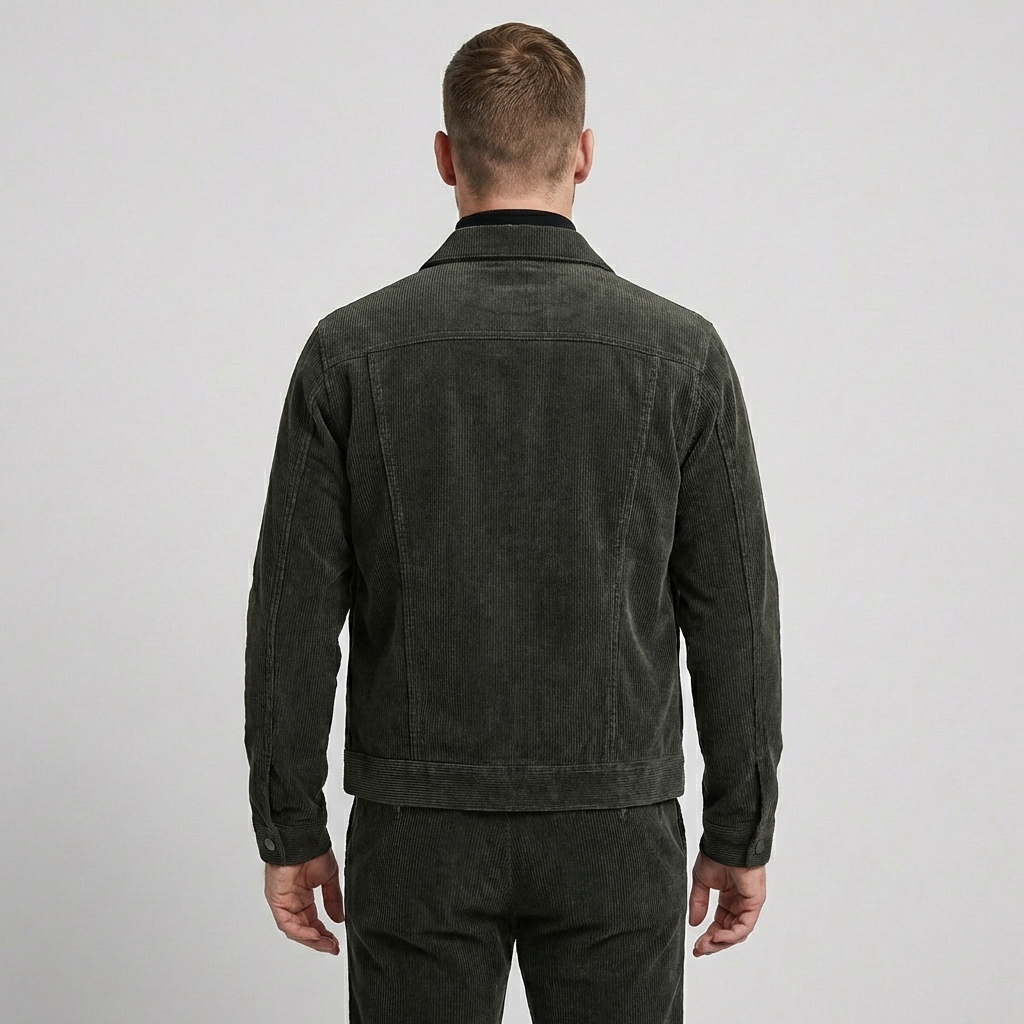 Bari Corduroy Button-Down Jacket