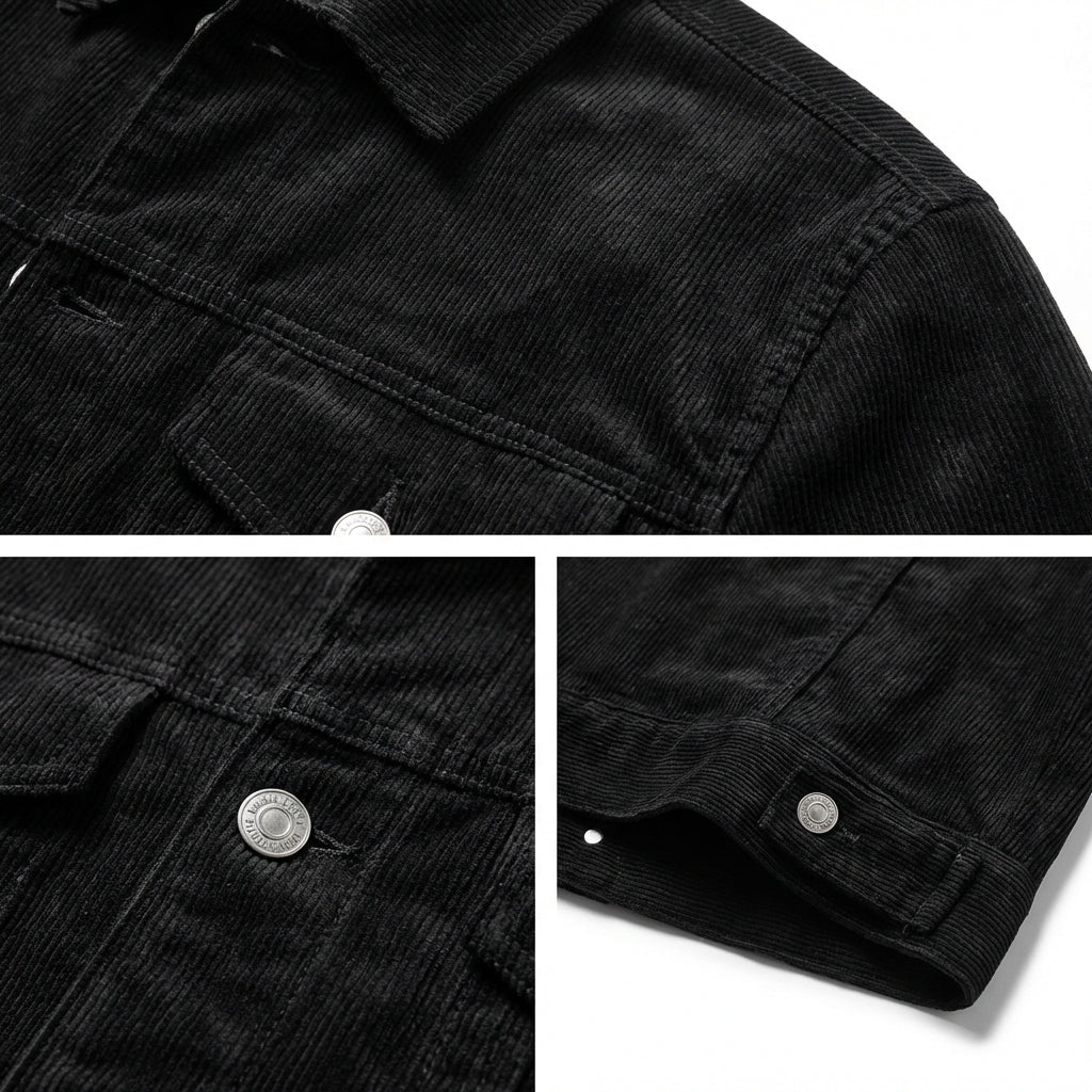 Bari Corduroy Button-Down Jacket
