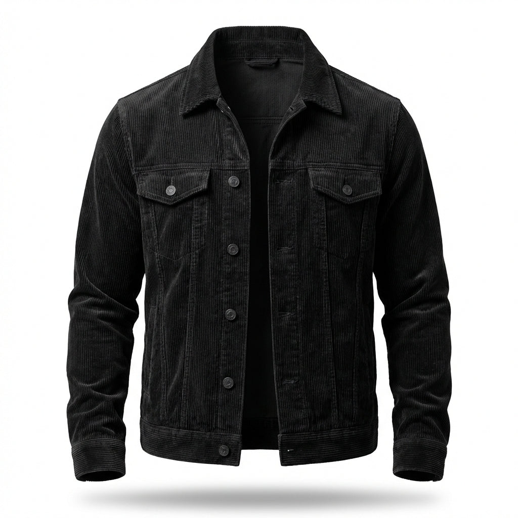 Bari Corduroy Button-Down Jacket