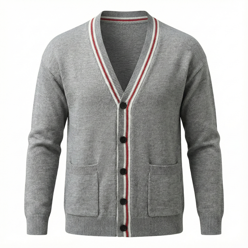 Bergamo V-Neck Knit Cardigan
