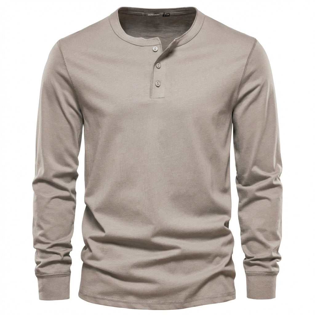 Biella Casual Quarter Button Top