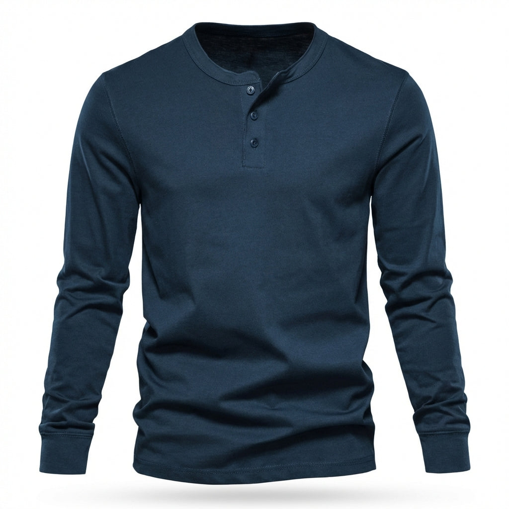 Biella Casual Quarter Button Top