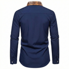 Bressanone Plaid Collar Button-Down