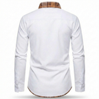 Bressanone Plaid Collar Button-Down