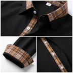 Bressanone Plaid Collar Button-Down