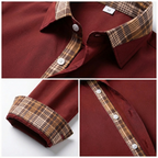 Bressanone Plaid Collar Button-Down