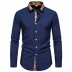 Bressanone Plaid Collar Button-Down