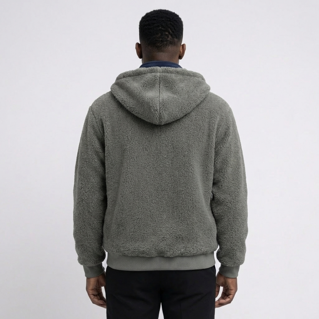 Brisano Sherpa Fleece Hooded Jacket