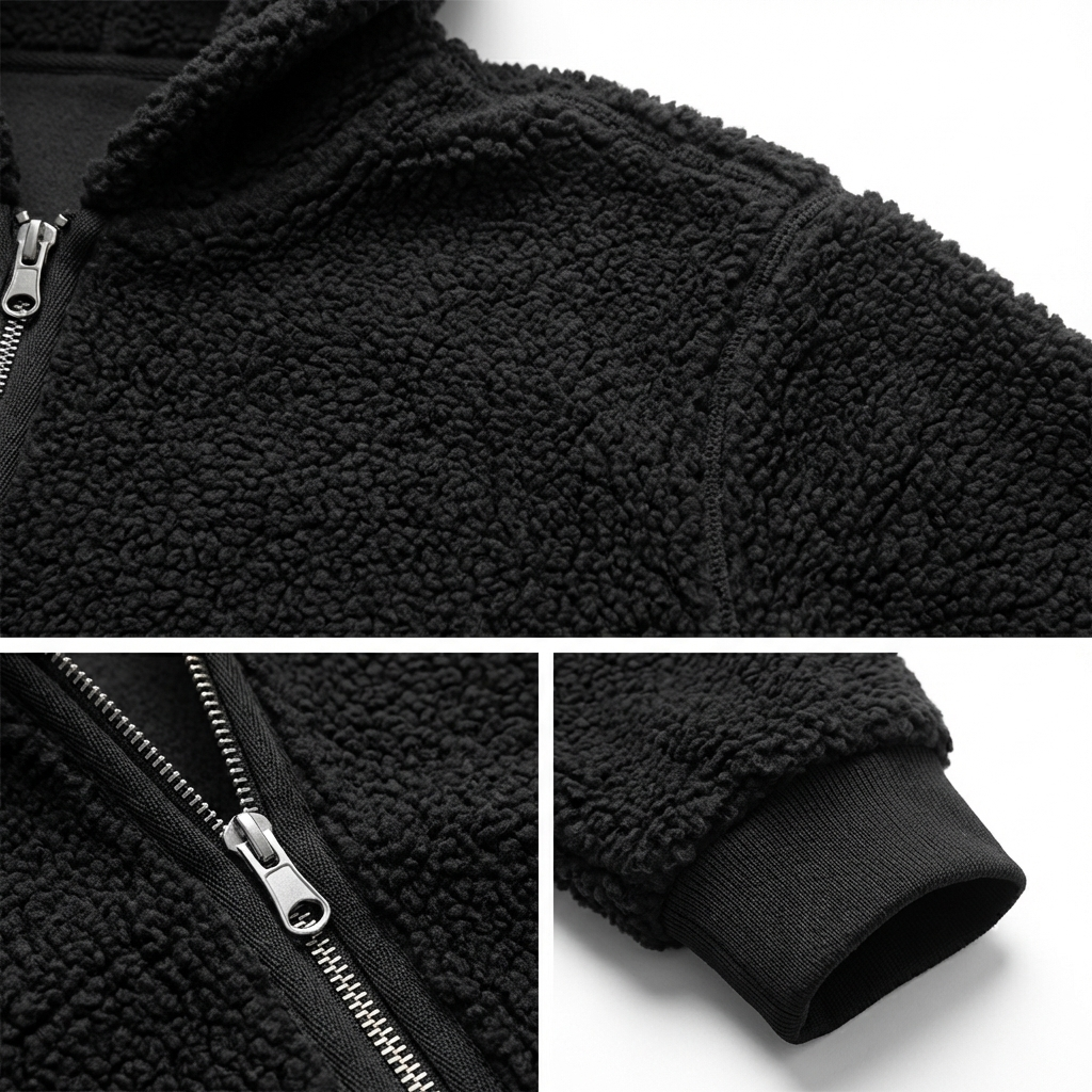 Brisano Sherpa Fleece Hooded Jacket