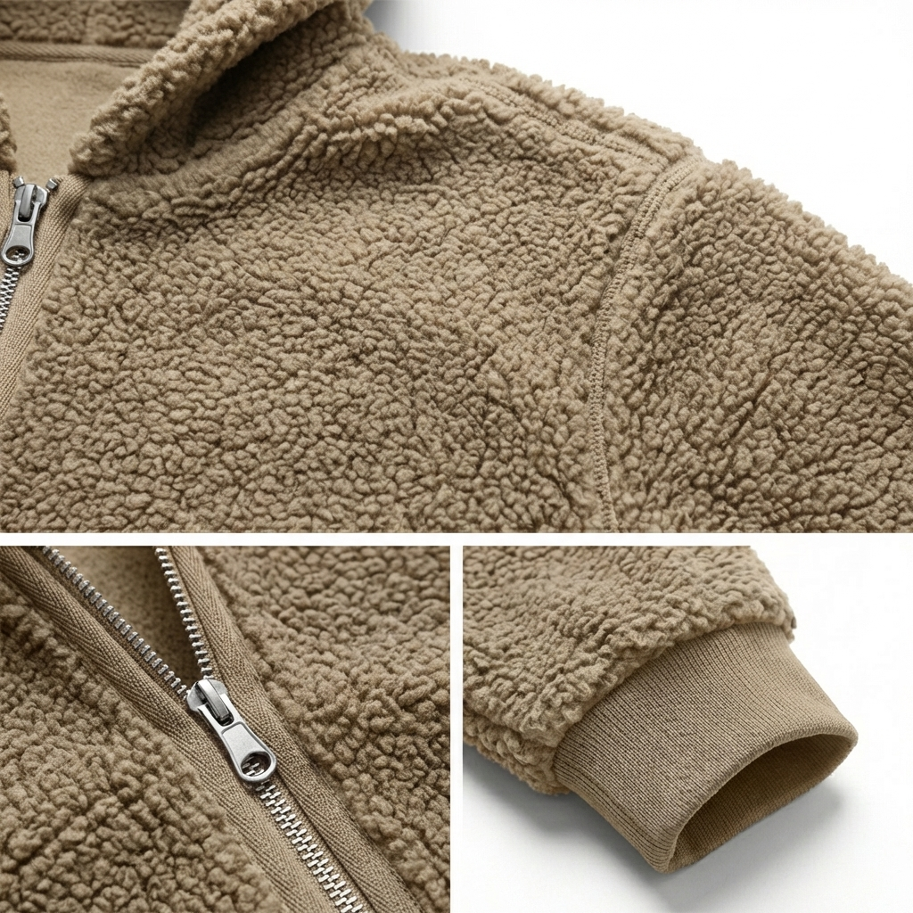 Brisano Sherpa Fleece Hooded Jacket