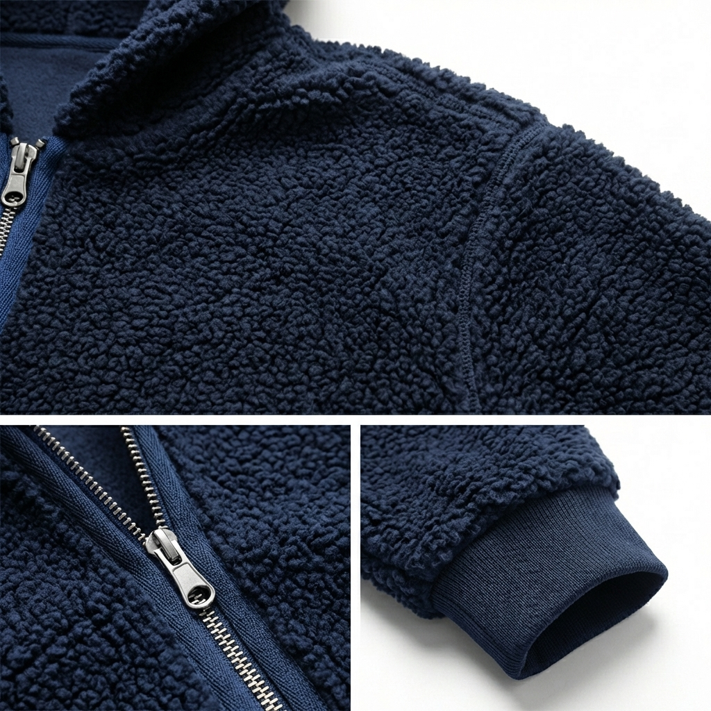 Brisano Sherpa Fleece Hooded Jacket