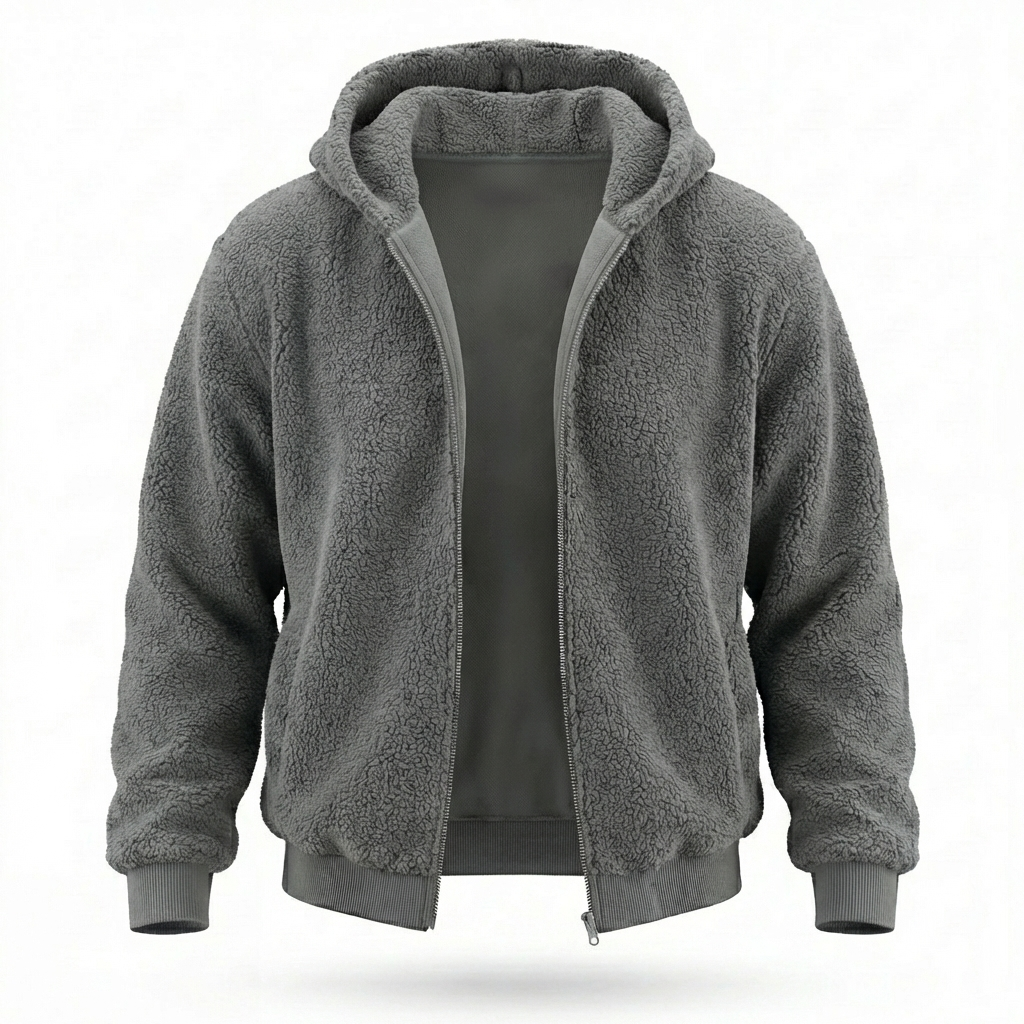 Brisano Sherpa Fleece Hooded Jacket