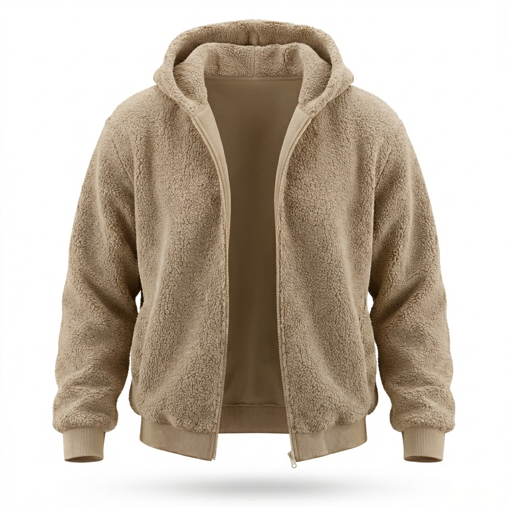 Brisano Sherpa Fleece Hooded Jacket