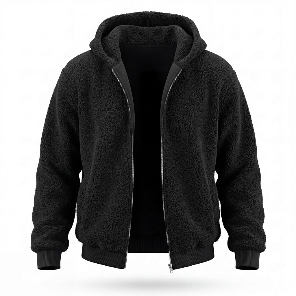 Brisano Sherpa Fleece Hooded Jacket