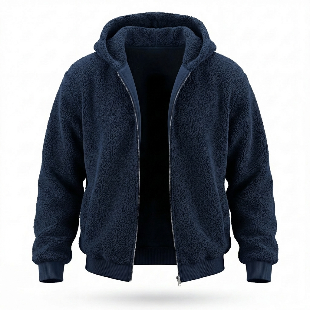 Brisano Sherpa Fleece Hooded Jacket