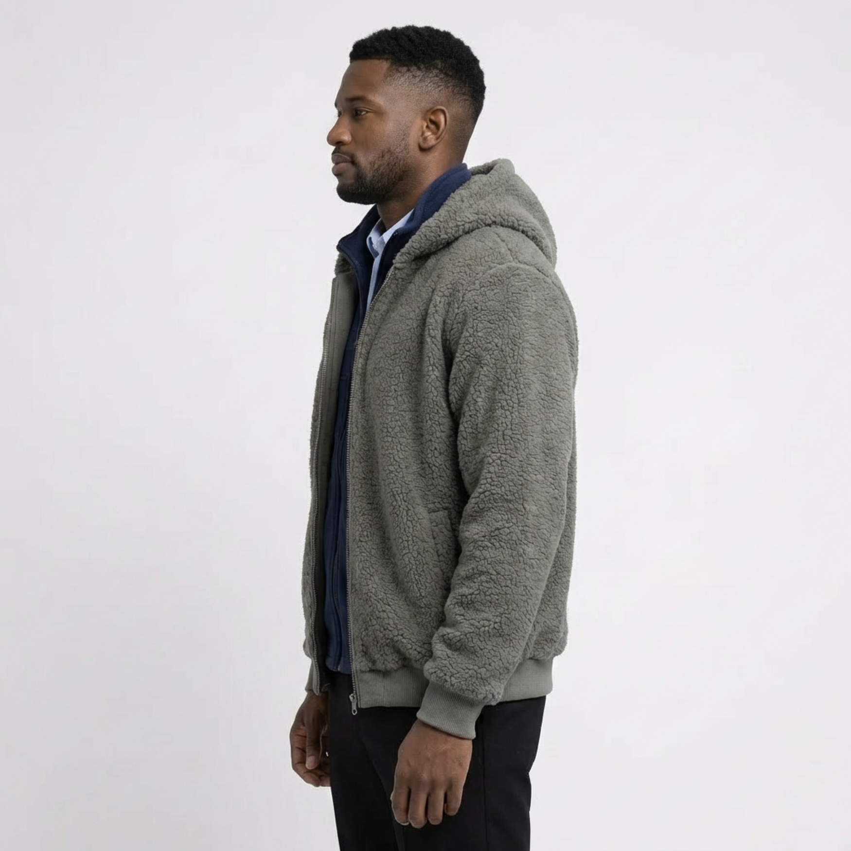 Brisano Sherpa Fleece Hooded Jacket