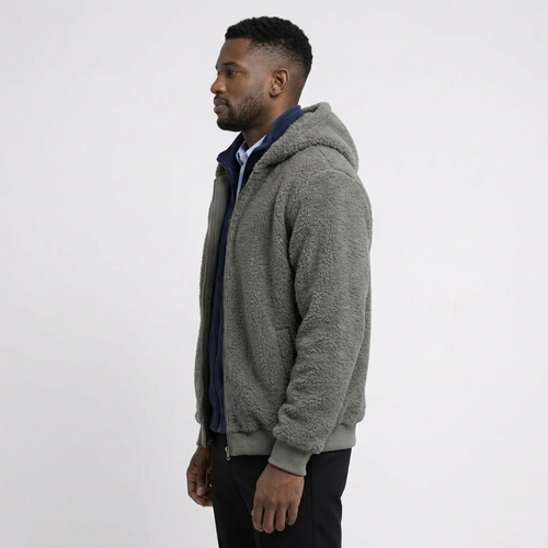 Brisano Sherpa Fleece Hooded Jacket