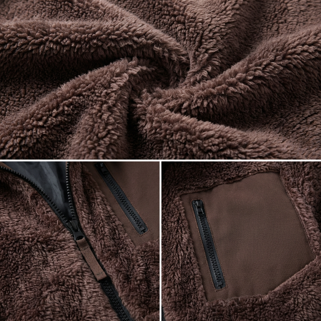 Brunate Fleece Hooded Jacket