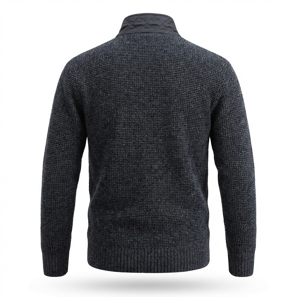 Cagliari Quilted Zip Cardigan