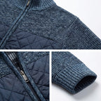 Cagliari Quilted Zip Cardigan