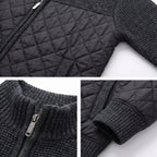 Cagliari Quilted Zip Cardigan