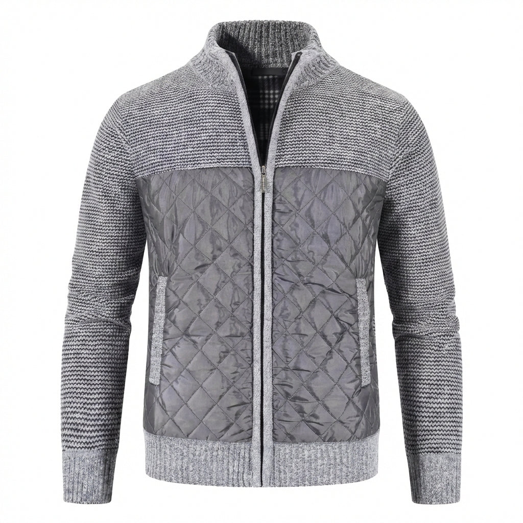 Cagliari Quilted Zip Cardigan