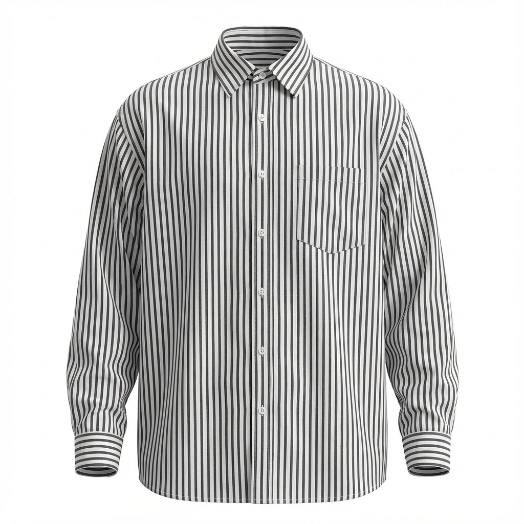 Calvento Striped Shirt