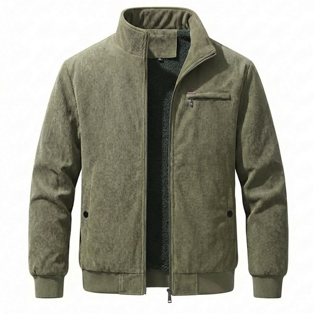 Calvero Corduroy Jacket with Sherpa Lining