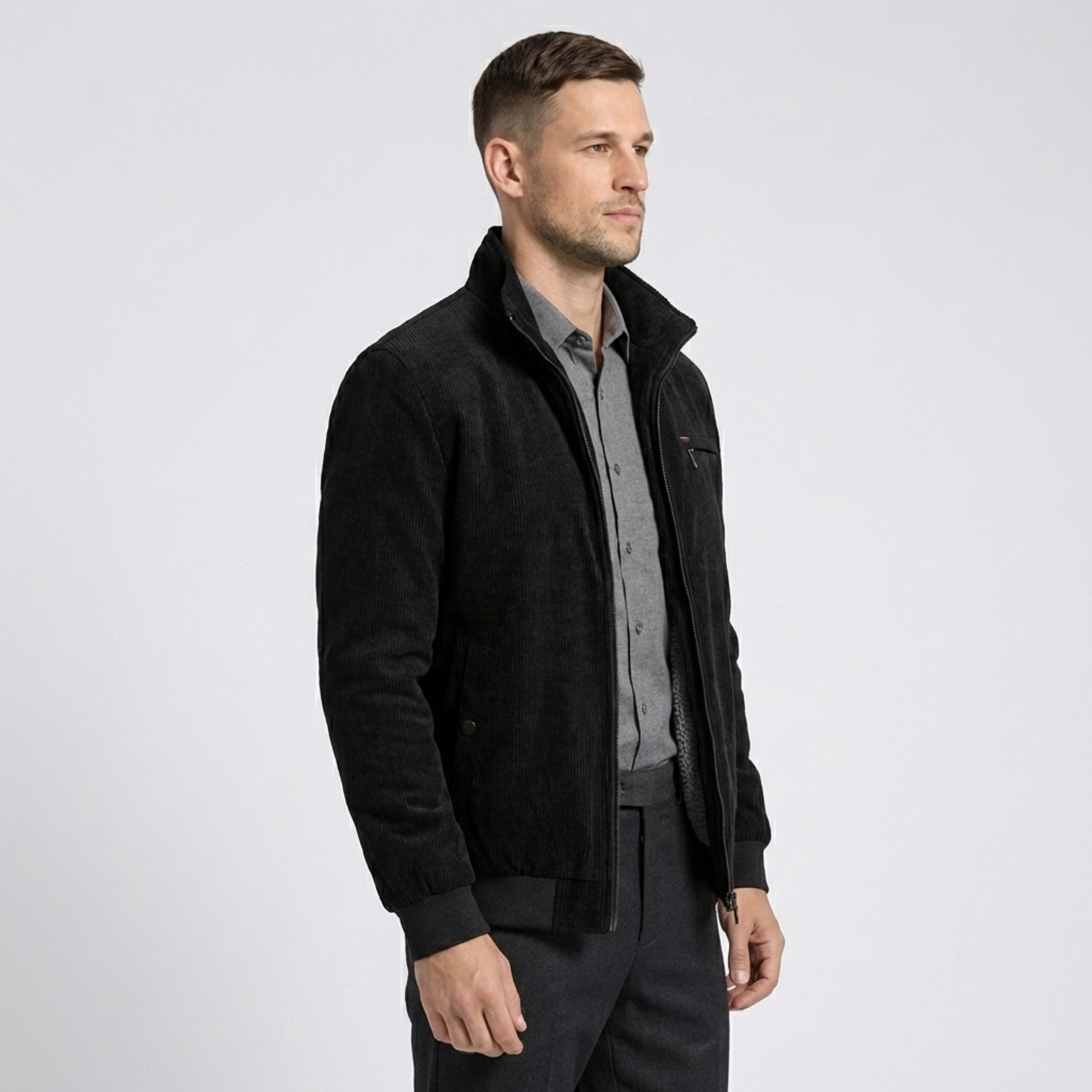 Calvero Corduroy Jacket with Sherpa Lining