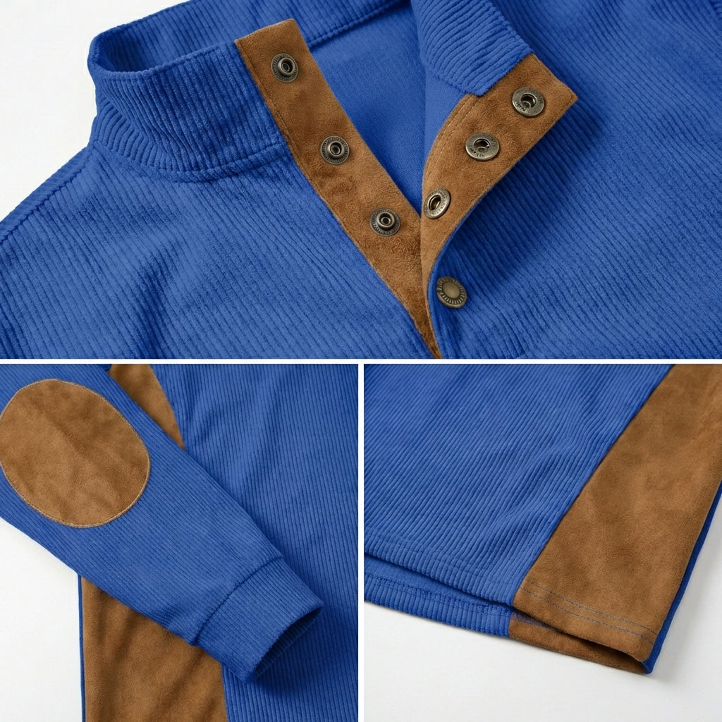 Calvino Contrast Quarter Snap